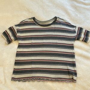 American Eagle stripped knit tee